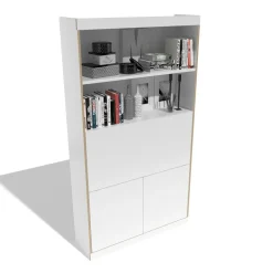 Sekretäre^Müller Small Living Flai Home-Office Sekretär Melamin 118x36x216,8cm