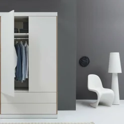 Müller Small Living Flai Kleiderschrank zweitürig mit Schubkästen| Schränke