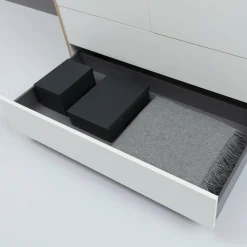 Müller Small Living Flai Kleiderschrank zweitürig mit Schubkästen| Schränke