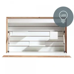 Tische|Sekretäre^Müller Small Living Flatbox LED Wandsekretär mit An/Aus Schalter