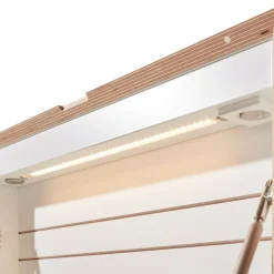 Tische|Sekretäre^Müller Small Living Flatbox LED Wandsekretär mit An/Aus Schalter
