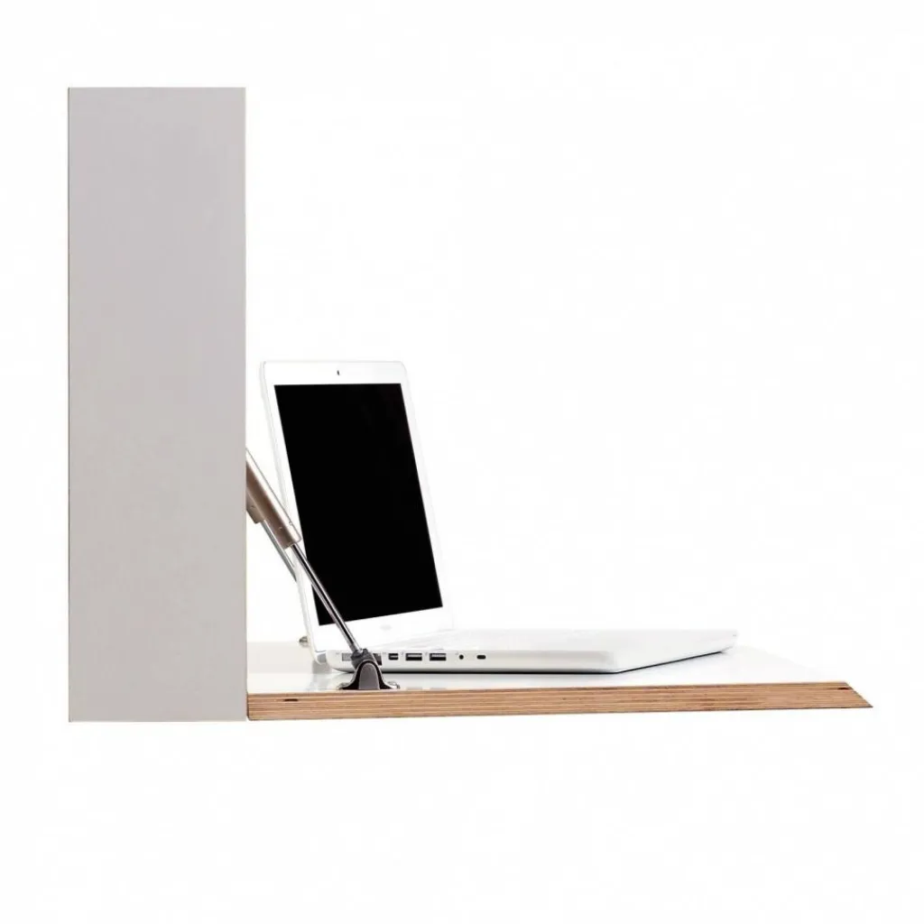 Tische|Sekretäre^Müller Small Living Flatbox LED Wandsekretär mit An/Aus Schalter