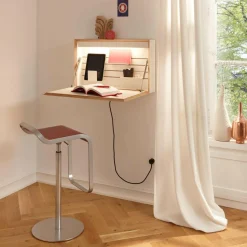 Müller Small Living Flatbox LED Wandsekretär mit Soft-Touch Schalter| Tische|Sekretäre