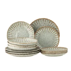 Bloomingville Fleur Geschirrset 12tlg.| Geschirr