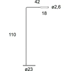 Lumina Flo Floor LED Stehleuchte| Stehleuchten
