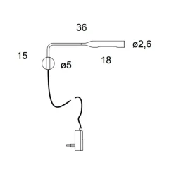 Wandleuchten^Lumina Flo Wall LED Wandleuchte