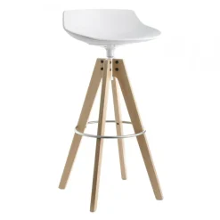 MDF Italia Flow Barhocker Gestell Eiche 78cm| Barhocker