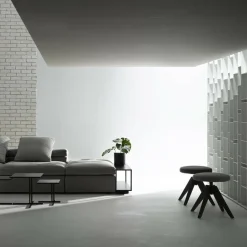 MDF Italia Flow Hocker gepolstert 48cm| Hocker