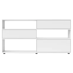 Sideboards|Sideboards^Piure Flow Q Sideboard mit 2 Schubkästen und Klapptür 200x99x40cm