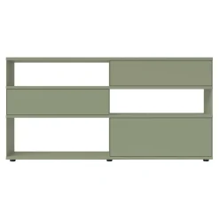 Sideboards|Sideboards^Piure Flow Q Sideboard mit 2 Schubkästen und Klapptür 200x99x40cm