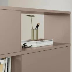 Piure Flow Q Sideboard/Standregal mit 3 Klapptüren 160x124x40cm| Sideboards|Sideboards