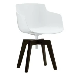 Stühle^MDF Italia Flow Slim Armlehnstuhl Füße in Eiche