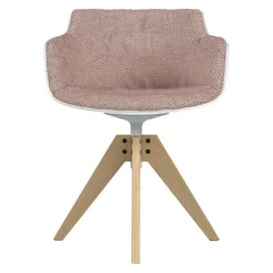 Stühle^MDF Italia Flow Slim Armlehnstuhl Gestell Eiche VN gepolstert