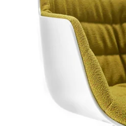 Stühle^MDF Italia Flow Slim Armlehnstuhl Gestell Eiche VN gepolstert