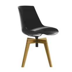 Stühle^MDF Italia Flow Stuhl Füße in Eiche 4er Set