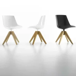 MDF Italia Flow Stuhl Füße VN in Eiche| Stühle