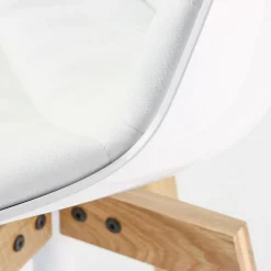 Stühle^MDF Italia Flow Stuhl gepolstert Gestell Eiche