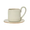Geschirr^Ferm Living Flow Tasse mit Untertasse