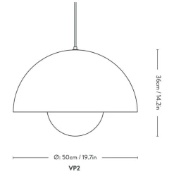 Pendelleuchten^&Tradition Flowerpot VP2 Pendelleuchte