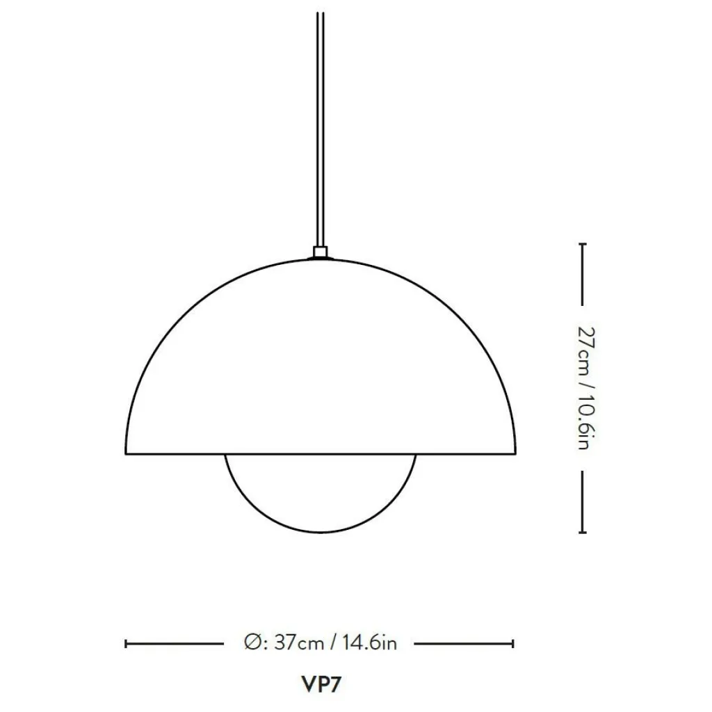Pendelleuchten^&Tradition Flowerpot VP7 Pendelleuchte