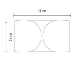 Wandleuchten^Flos Foglio Wandleuchte