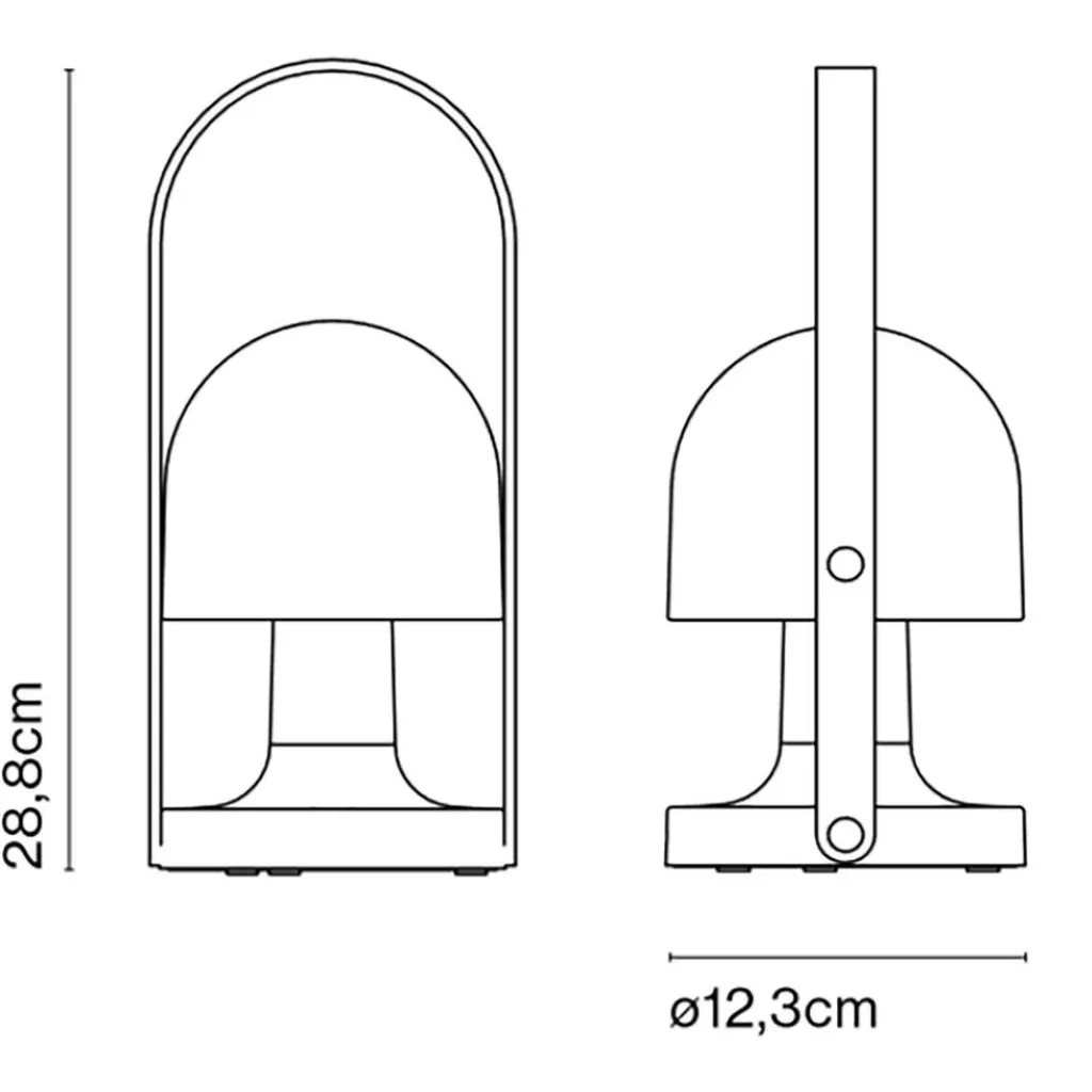 Outdoor-Akkuleuchten|Outdoor-Akkuleuchten^Marset FollowMe LED Outdoor Tischleuchte mit Akku