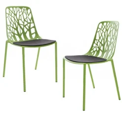 Gartenstühle^Fast Forest Gartenstuhl 2er-Set inkl. Auflagen