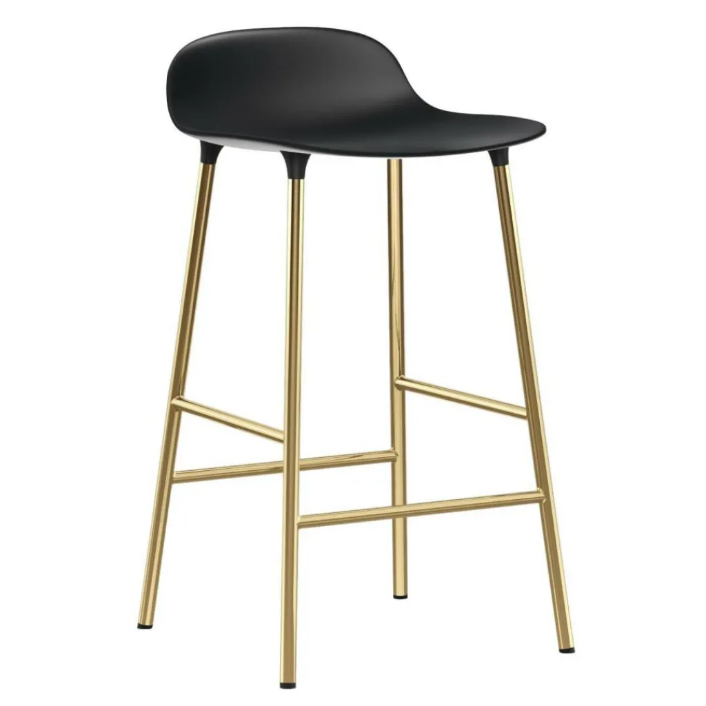 Barhocker^Normann Copenhagen Form Barhocker Gestell Messing 65cm