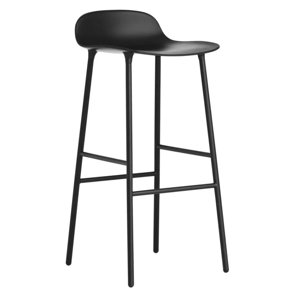 Barhocker^Normann Copenhagen Form Barhocker Gestell Stahl 75cm