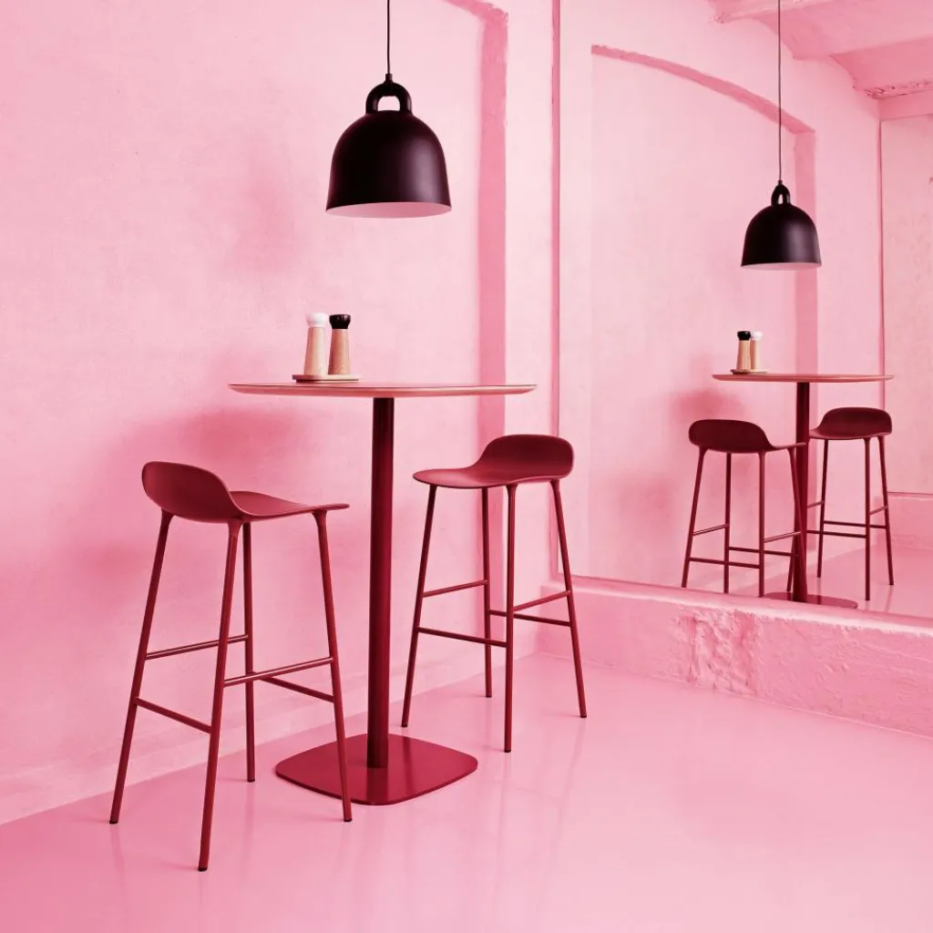 Barhocker^Normann Copenhagen Form Barhocker Gestell Stahl 75cm