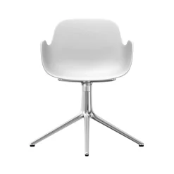 Stühle^Normann Copenhagen Form Drehstuhl mit Armlehnen 4L Alu