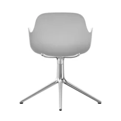 Stühle^Normann Copenhagen Form Drehstuhl mit Armlehnen 4L Alu
