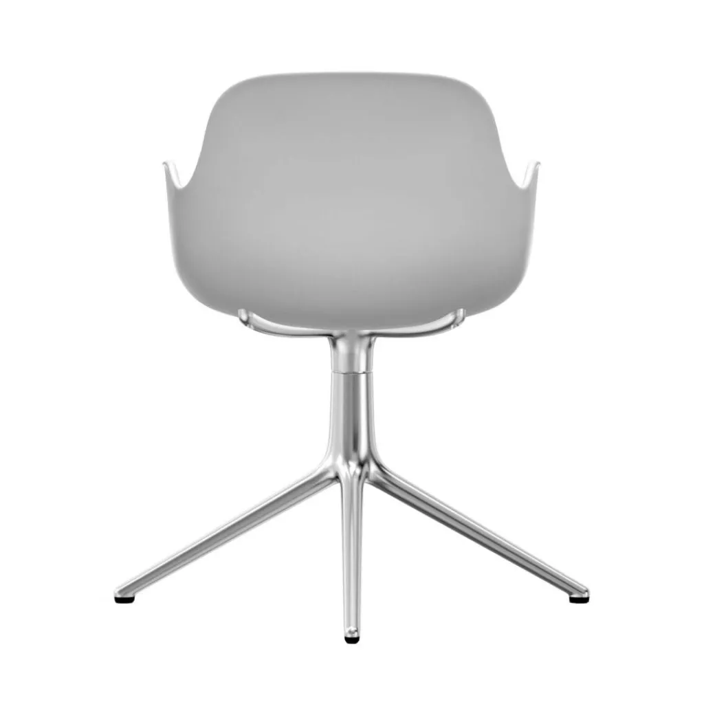 Stühle^Normann Copenhagen Form Drehstuhl mit Armlehnen 4L Alu