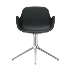 Stühle^Normann Copenhagen Form Drehstuhl mit Armlehnen 4L Alu