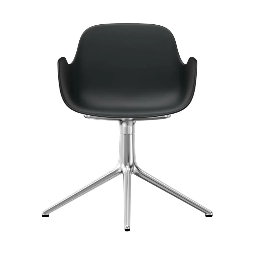 Stühle^Normann Copenhagen Form Drehstuhl mit Armlehnen 4L Alu
