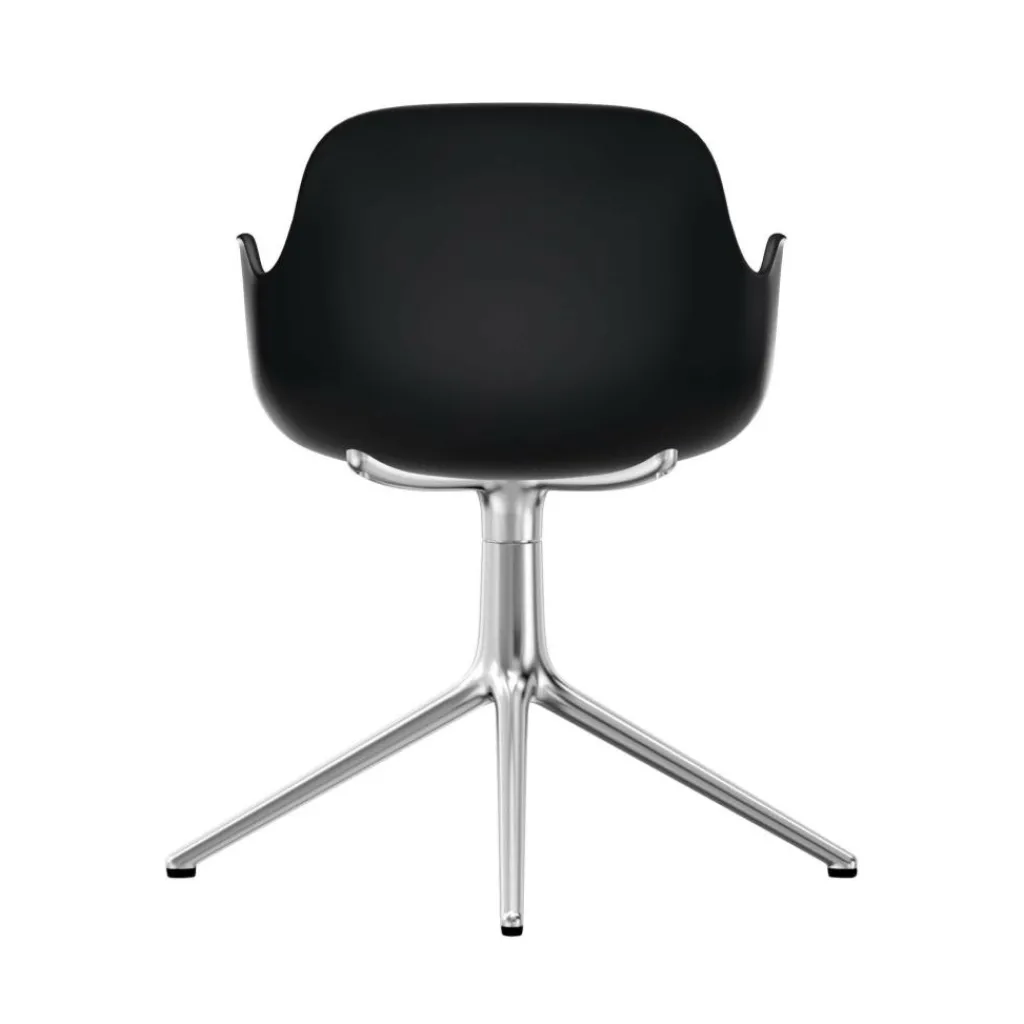 Stühle^Normann Copenhagen Form Drehstuhl mit Armlehnen 4L Alu