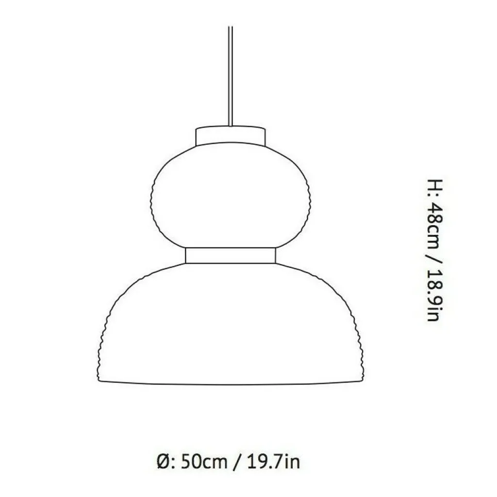 Pendelleuchten^&Tradition Formakami JH4 Pendelleuchte