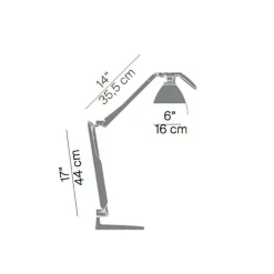 Luceplan Fortebraccio Tavolo Tischleuchte 100W| Schreibtischleuchten