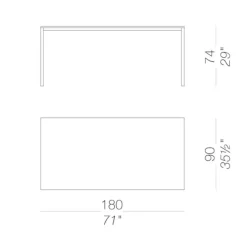 Lapalma Frame P10 Tisch 180x90cm| Tische|Esstische