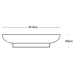 Petite Friture Francis Extra Large Mirror Couchtisch| Beistelltische|Tische