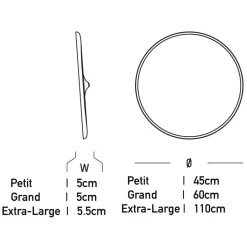 Petite Friture Francis Wandspiegel| Badaccessoires