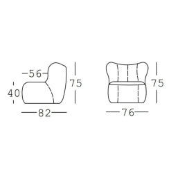 Sessel^freistil Rolf Benz freistil 173 Teddy Edition Sessel