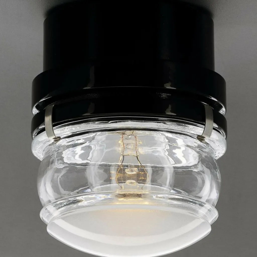 Badezimmerleuchten^Oluce Fresnel 1148 Außenwand-/Deckenleuchte