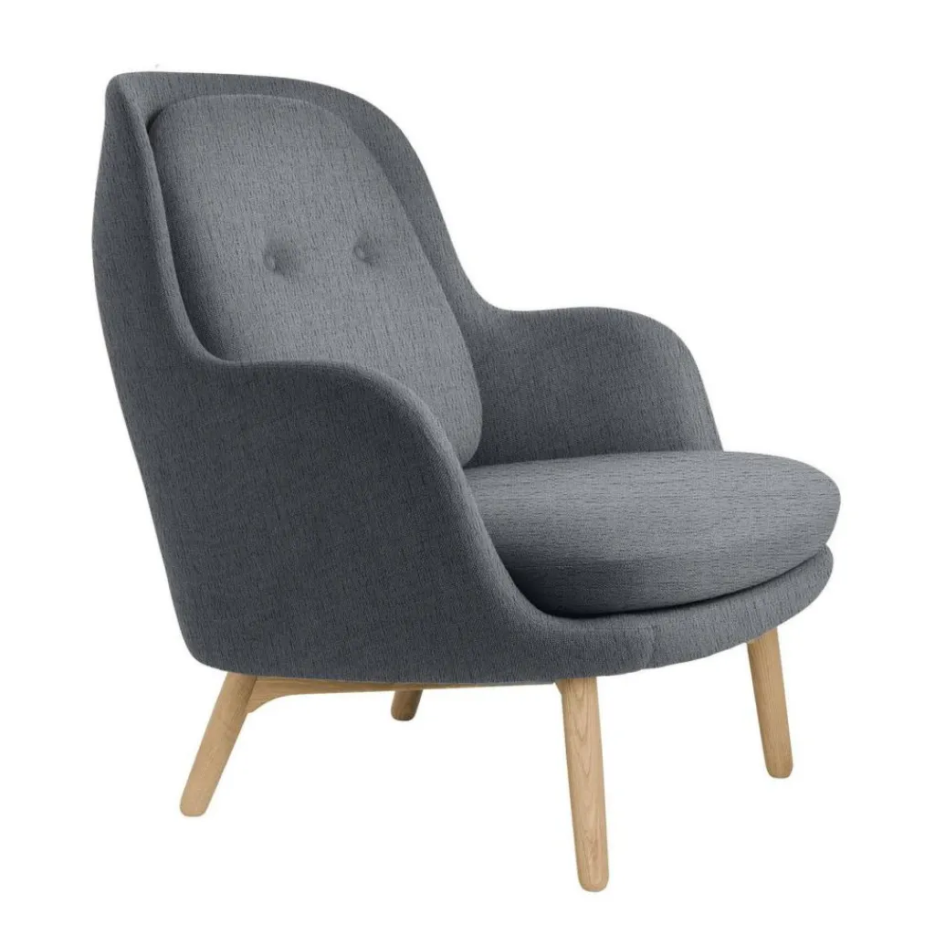 Fritz Hansen Fri™ JH5 Sessel mit Eichengestell| Sessel