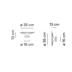 Vibia Funnel 2013 LED Wand-/Deckenleuchte| Wandleuchten