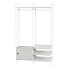 String Garderobe mit Schrankelement 120x200x30cm| Schränke|Garderoben
