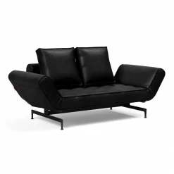 Innovation Living Ghia Laser Schlafsofa Stoff mit Ledermischung 210x93cm| Schlafsofas