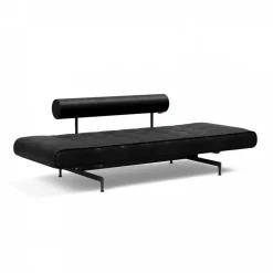 Innovation Living Ghia Laser Schlafsofa Stoff mit Ledermischung 210x93cm| Schlafsofas