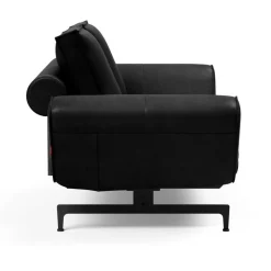 Innovation Living Ghia Laser Schlafsofa Stoff mit Ledermischung 210x93cm| Schlafsofas