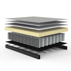 Innovation Living Ghia Schlafsofa Cord Beine Stahl verchromt 210x93cm| Schlafsofas